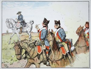 The King of His Dragoons by Carl Röchling
